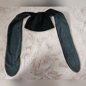 Black Long Eared Bunny Toqur
